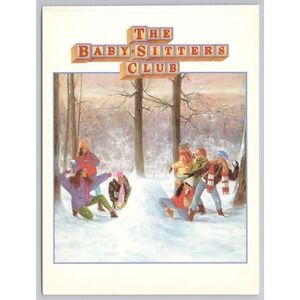 Vintage The Babysitters Club 1991 Postcard Winter Vacation Super Special 3 B1-49